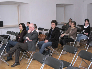 Spotkanie z prof. Janem Harasimowiczem, Ewą Morisson i Małgorzatą Wyrzykowską